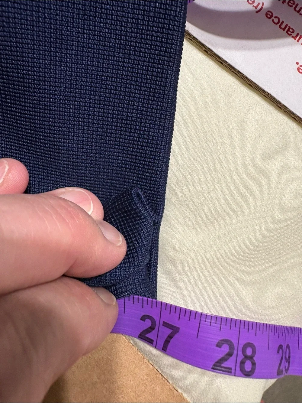 Polo by Ralph Lauren Navy Joggers with Multicolor Flag Trim